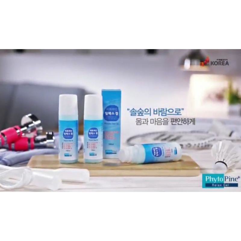 DẦU XOA BÓP GIẢM ĐAU, TINH DẦU THÔNG ĐỎ HÀN QUỐC 100ml chai bi lăn