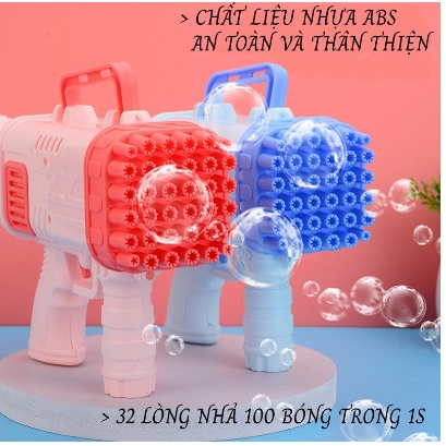 Súng Bắn bong bóng 32 lòng ,8 lòng ,đồ chơi bắn bong bóng vui nhộn