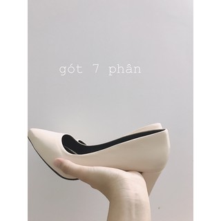 Giày Cao Gót - Tùy chọn chiều cao: 5 phân, 7 phân (CÓ ẢNH THẬT)