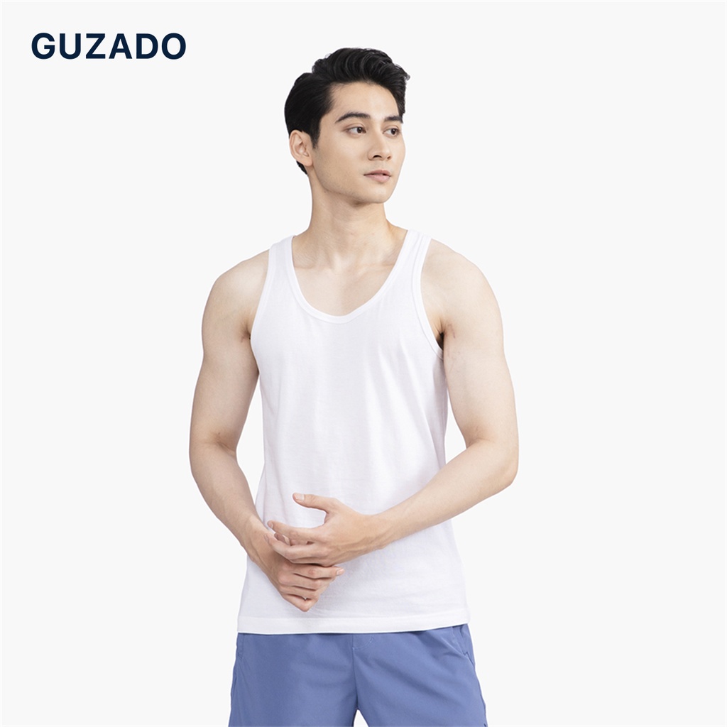 [Mã FADEP0610 giảm 10k đơn 99k] Áo ba lỗ nam lót trong Guzado Chất Cotton Siêu Mềm,Thấm Hút Mồ Hôi Cực Tốt RSC201