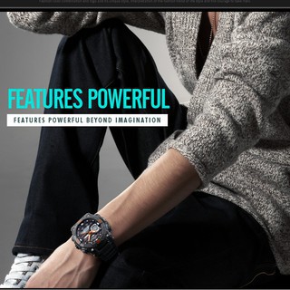 Đồng hồ thể thao nam dây khớp nhựa vòng cung SKMEI 1228 chống nước bền bì-Gozid.watches