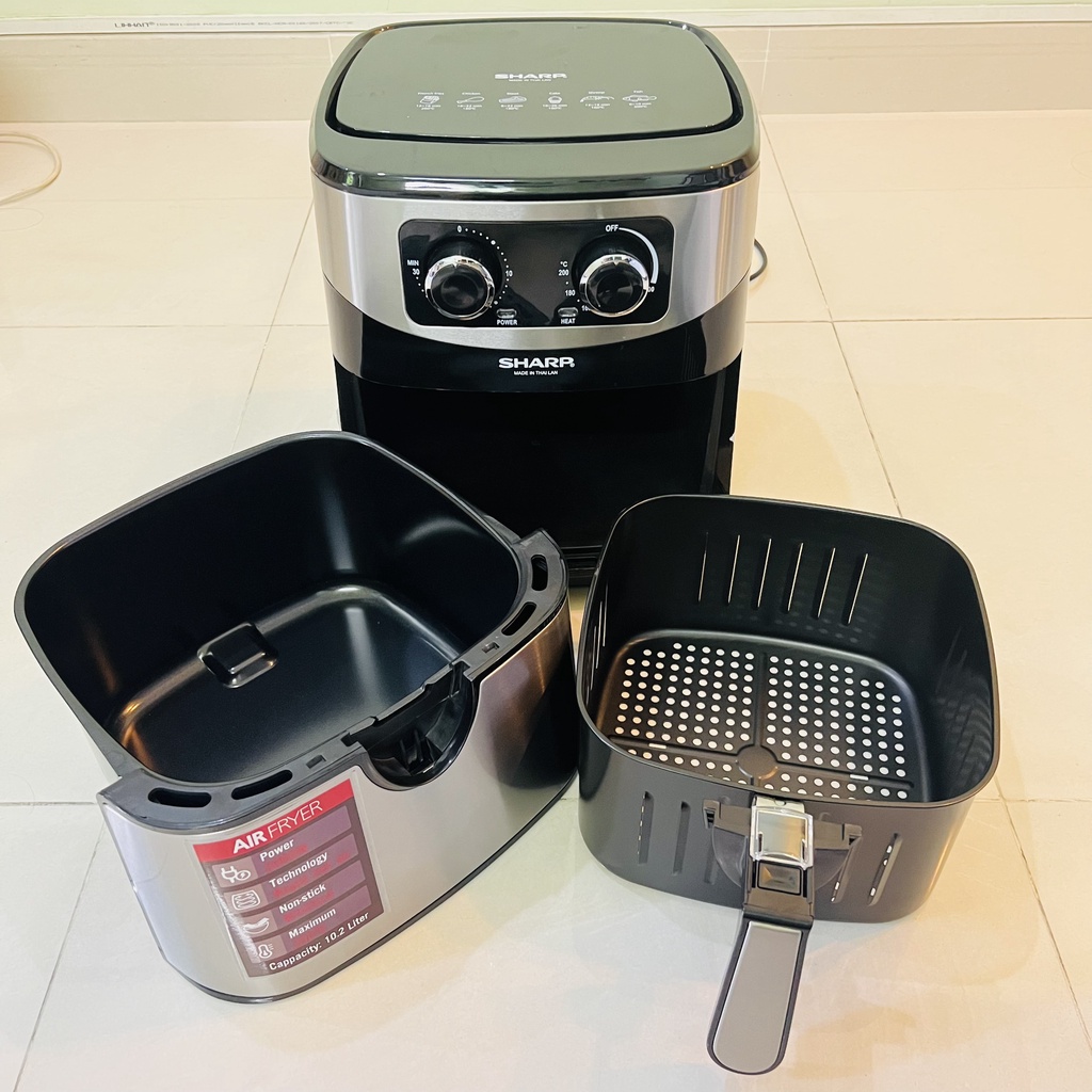 Nồi Chiên Không Dầu Sharp KS-98 10.2 Lít - Dung Tích Siêu Lớn, Công nghệ Chiên 360 Độ