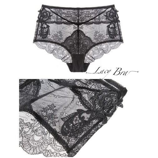 Bộ Đồ Lót Ren Hoa Không Đệm Có Gọng Nâng Ngực Phối Quần Lót Ren Cạp Cao Lacy Bra - B11 | BigBuy360 - bigbuy360.vn