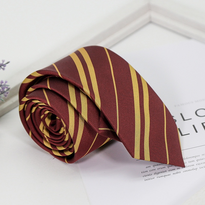 Cà Vạt Họa Tiết Kẻ Sọc Hóa Trang Harry Potter Cho Nam