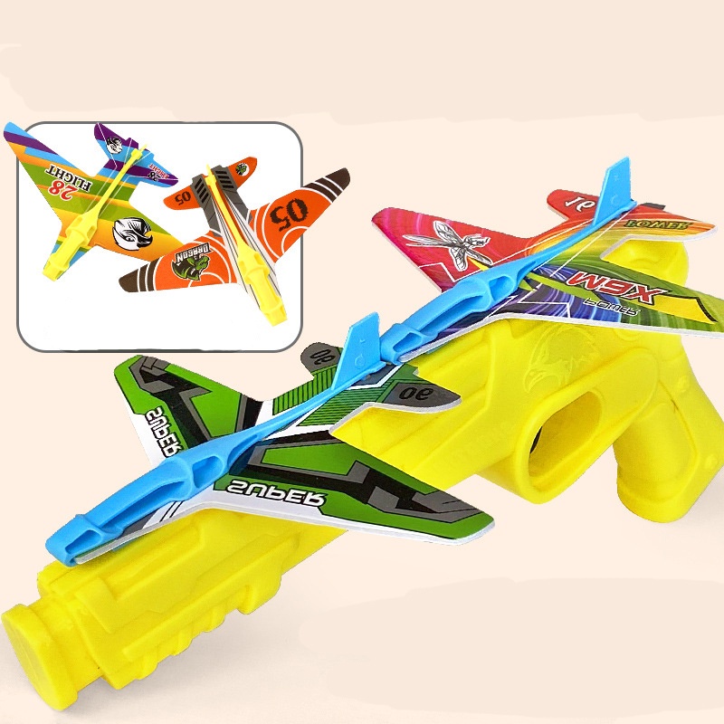 Đồ chơi súng bắn máy bay cho bé Masterkids