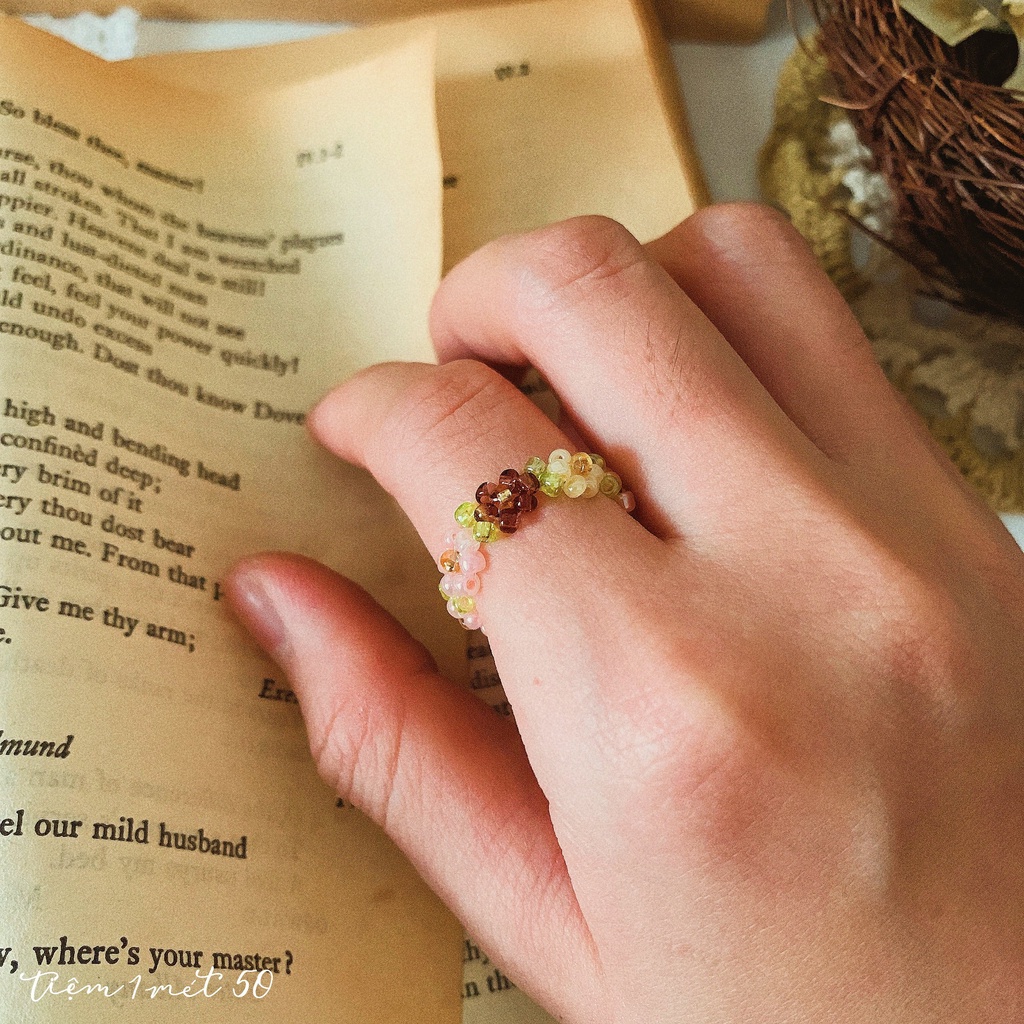 Nàng Hạ - Bộ trang sức hạt cườm kích thước theo yêu cầu