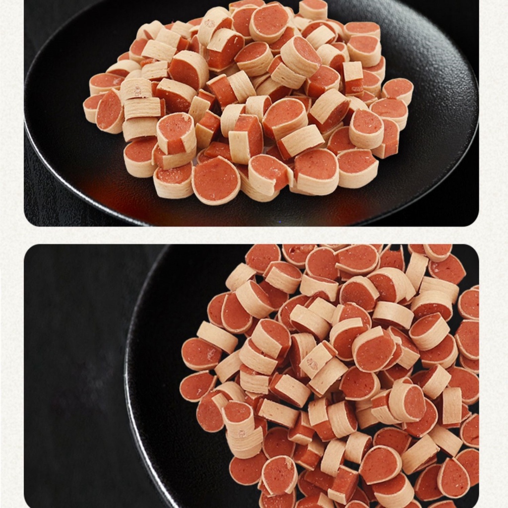 Bánh thưởng cho chó sushi cá tuyết nhân thịt gà Hello Joy túi 100g - Bivido