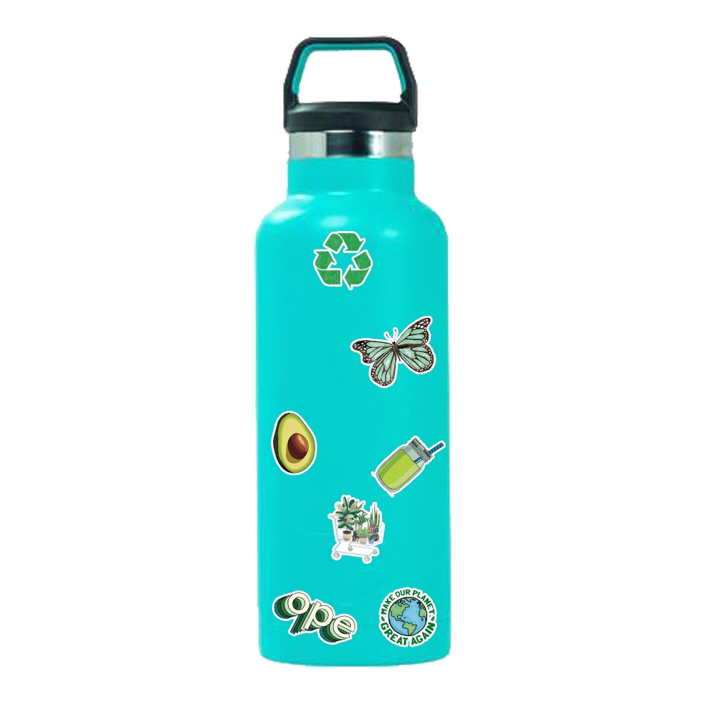 Sticker Set 50 Miếng Dán Trang Trí Thân Thiện Với Môi Trường