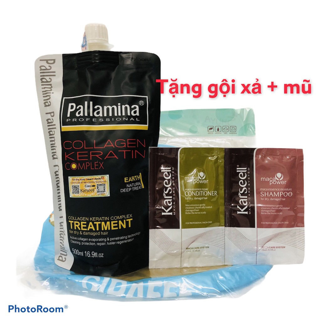 PALLAMINA- Dầu Hấp Ủ Tóc Dưỡng Ẩm Phục Hồi Siêu Mềm Mượt Colagen -Keratin Pallamina 500ml | BigBuy360 - bigbuy360.vn