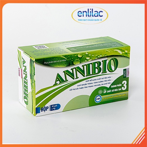 ANNIBIO - Chất xơ hòa tan - Cải thiện tình trạng táo bón hộp 30 gói x 4g
