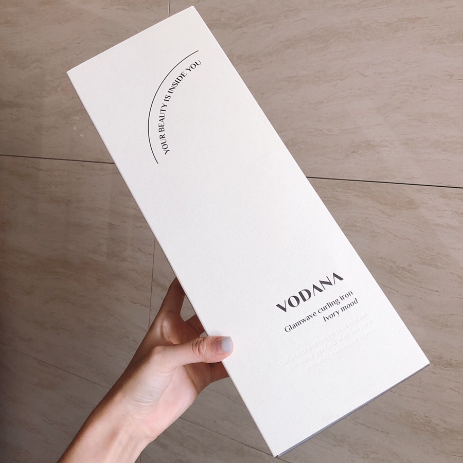 VODANA Máy uốn tóc 32mm 36mm Ivory Mood màu kem