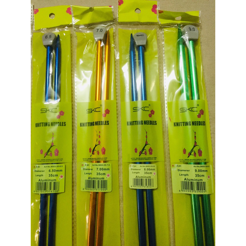 Kim đan thẳng SKC 35cm dùng đan khăn, áo, váy, tất vớ chất lượng