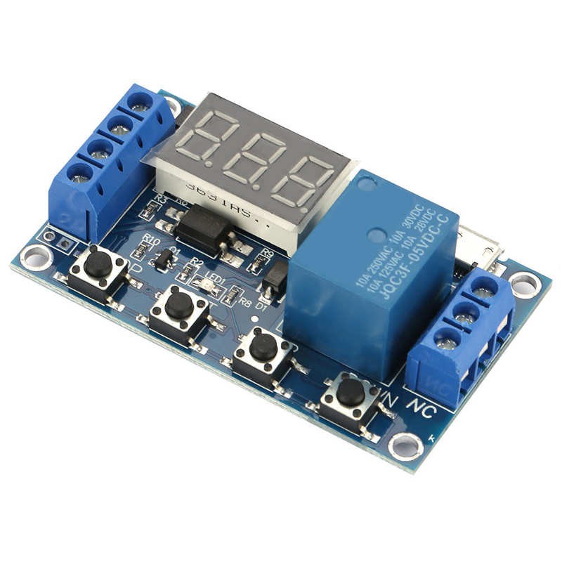 [Iuxishop] LED Display Delay On/Off Relay Module Trigger Cycle Timer Switch DC 5-30V