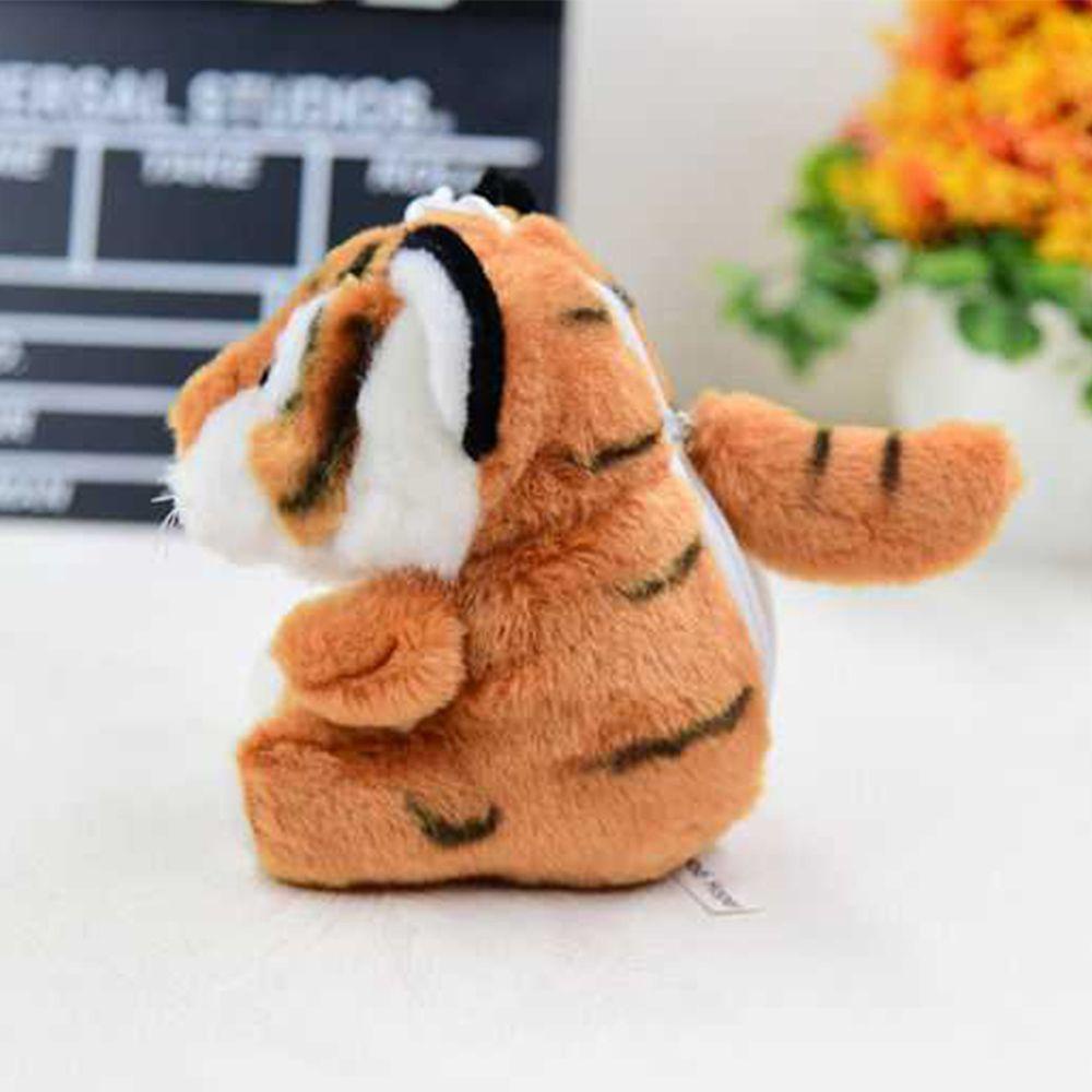 Ví Đựng Tiền Xu Hình Chú Hổ Hoạt Hình Bằng Lông Nhung Dễ Thương Xinh Xắn