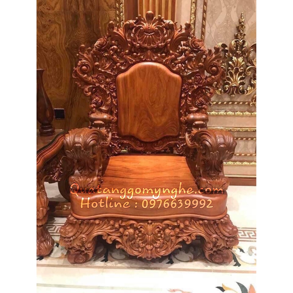 Bộ bàn ghế gỗ hoàng gia đẹp