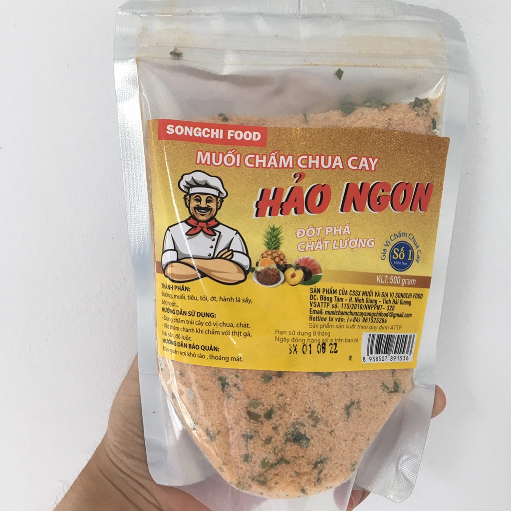 Muối Hảo Ngon gói 0.5kg - Bột Canh Súp Của Mì Tôm Hảo Ngon Đượm Vị Hảo Hảo