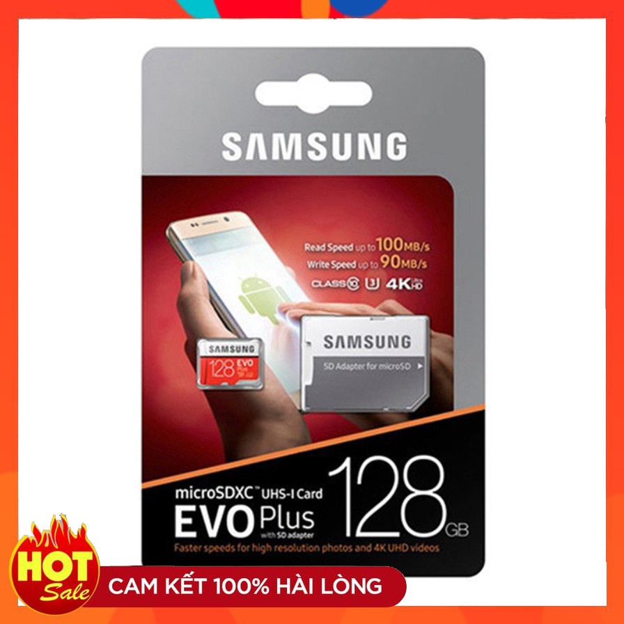 Thẻ nhớ SAMSUNG EVO 16G, 32G, 64G, 128G MicroSDHC Class10