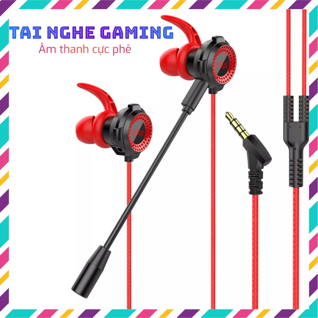 Tai Nghe Chơi Game, Tai Nghe Nhét Tai TN-G11 Âm Thanh Cực Phê, Tương Thích Với Mọi Dòng Game, Kèm Mic Rời