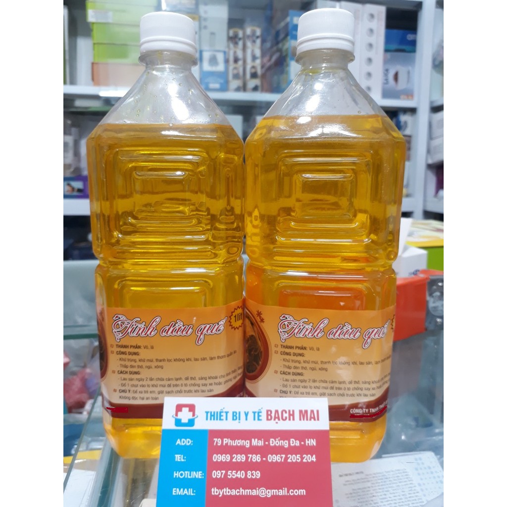 Tinh dầu quế 1000ml lau sàn - đuổi muỗi côn trùng - đốt đèn 100% thiên nhiên