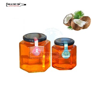 Hũ lọ thủy tinh lục giác 80ml - 730ml