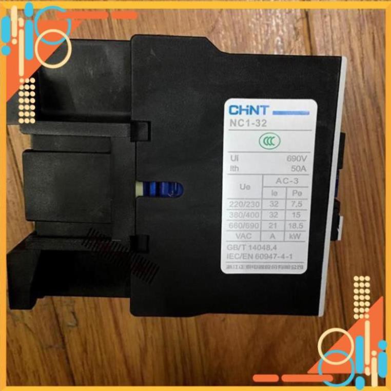 Khởi động từ 3 pha CHINT NC1-3210 /220 v chính hãng