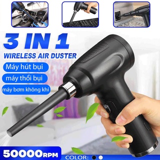 Máy thổi bụi bàn phím máy tính cổng USB Type C  Máy Hút Bụi 3 Trong 1 Cho Máy Thổi Khí 60W 10000pa 50000RPM