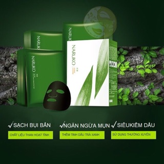 MẶT NẠ NARUKO TRÀM TRÀ - 8 miếng/ hộp