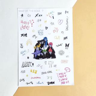 Sticker Dán Trang Trí Hình Bts
