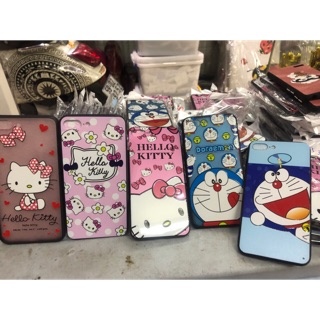 Ốp lưng iPhone 7 plus, 8plus kitty doremon bóng