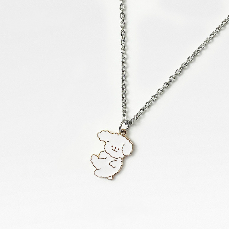 Dây Chuyền Mặt Họa Tiết Thỏ Hoạt Hình Phong Cách Hàn Quốc Đáng Yêu Dành Cho Nữ 22687