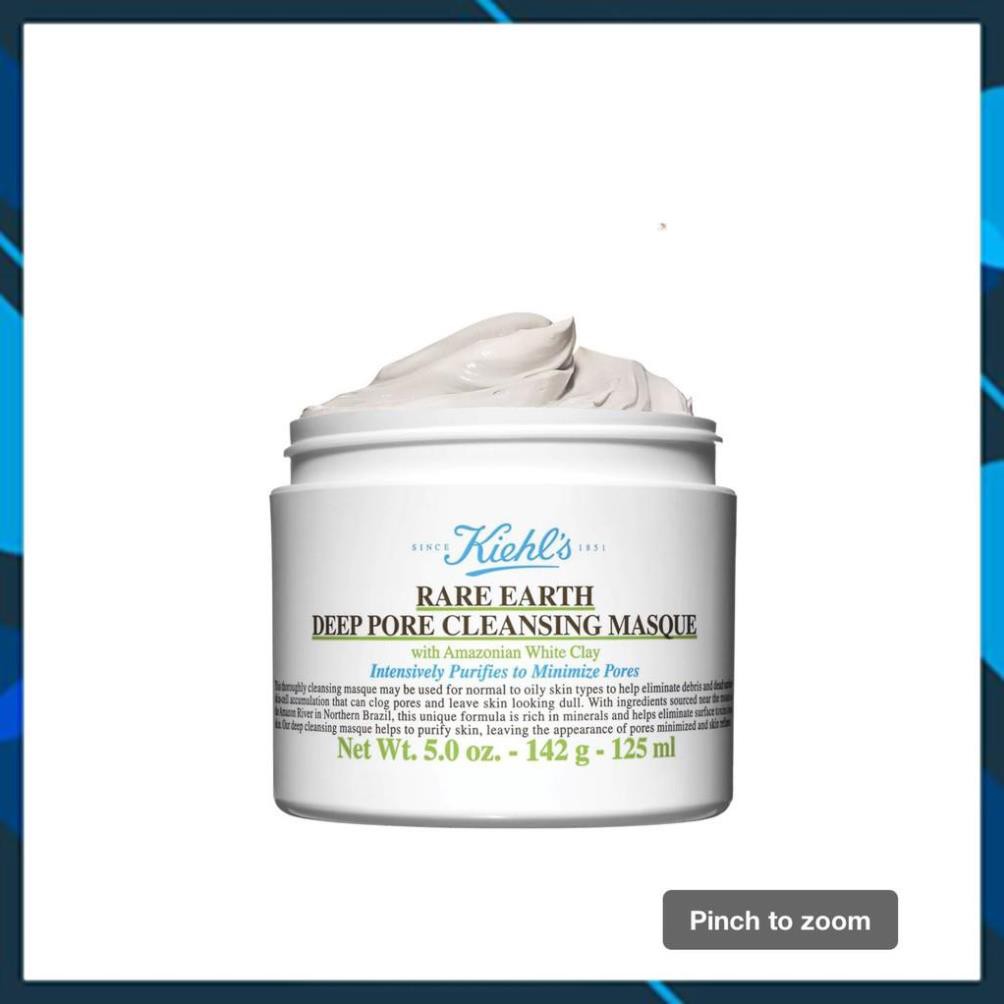 (✿◠‿◠) Mặt Nạ Đất Sét Rare Earth Deep Pore Cleansing Masque ⭐️Size 125ml  (◠‿◠✿)