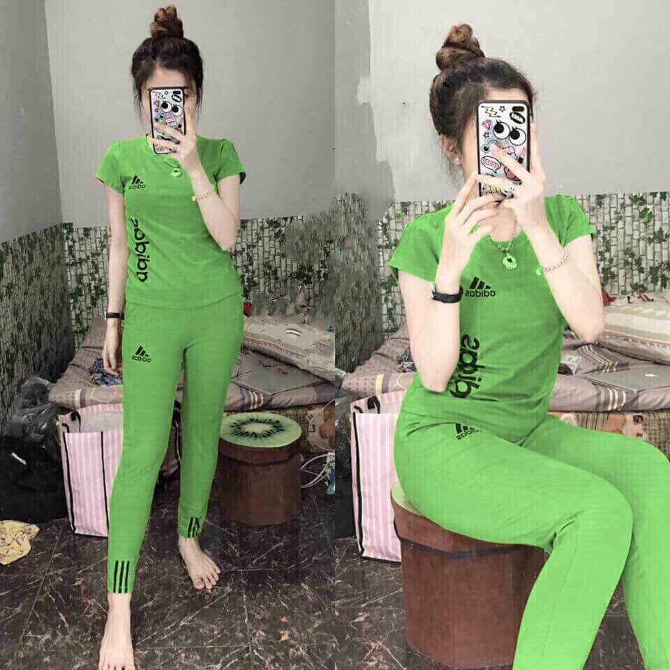 Đồ Bộ Cotton Thể Thao - Logo Thêu - SP Y Hình