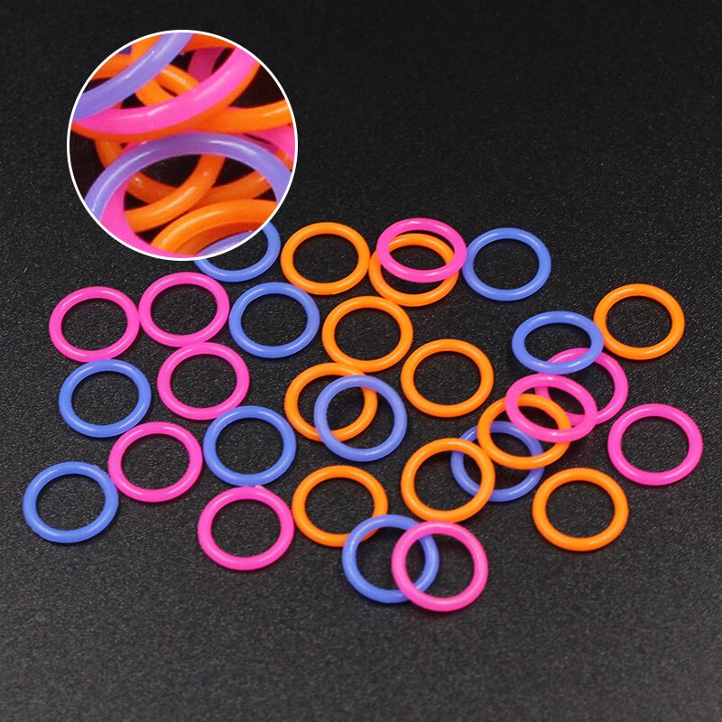 Bộ 10 Vòng Đệm Cao Su Silicon Tròn Dày 1.5mm OD 5 / 6 / 7 / 8 / 9 / 10 / 11 / 12 * 1.5mm