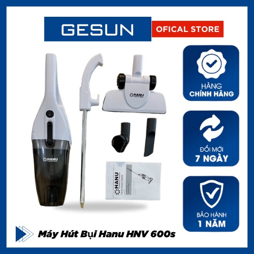 Máy hút bụi cầm tay mni Hanu HNV 600s - công nghệ Hàn quốc bản 2021 lực hút siêu mạnh bảo hàng 12 tháng