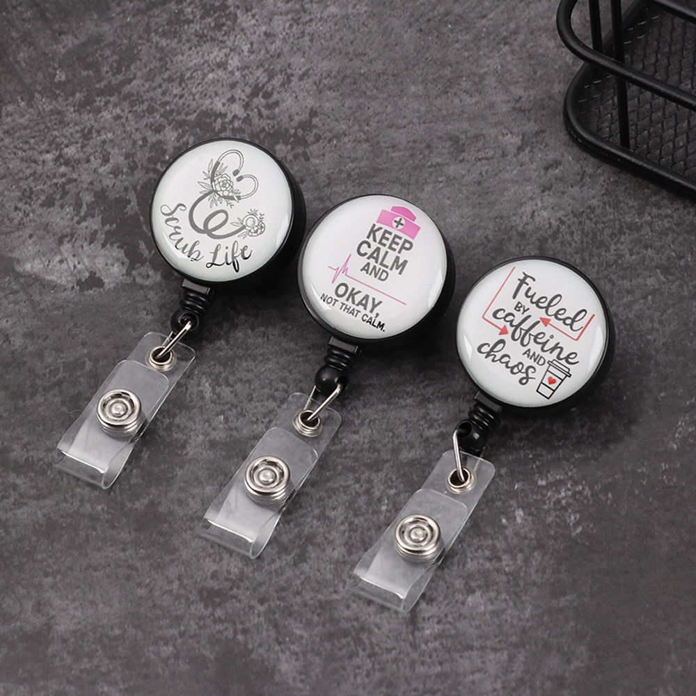 1 Kẹp Giữ Huy Hiệu Có Thể Thu Gọn Chống Thất Lạc Tiện Dụng Giá Đỡ