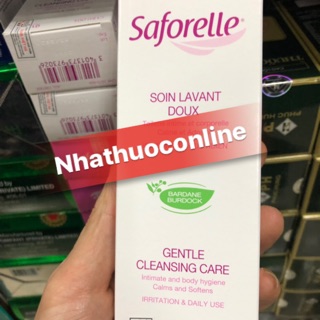 Dung dịch vệ sinh saforelle phụ khoa