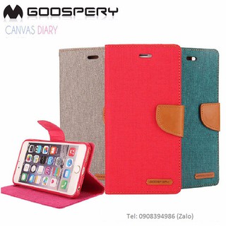 Bao da iPhone 7/ iPhone 8 Mercury Canvas Diary chính hãng