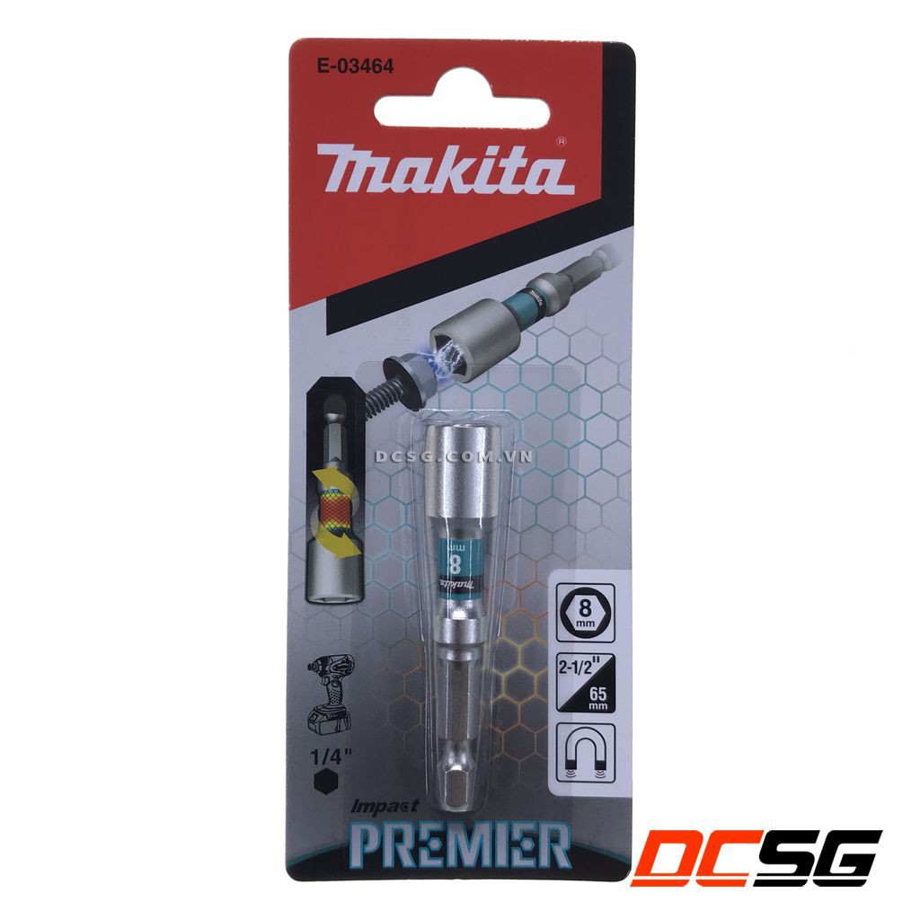 Đầu bắn tôn 8x65mm Impact PREMIER Makita E-03464 | DCSG