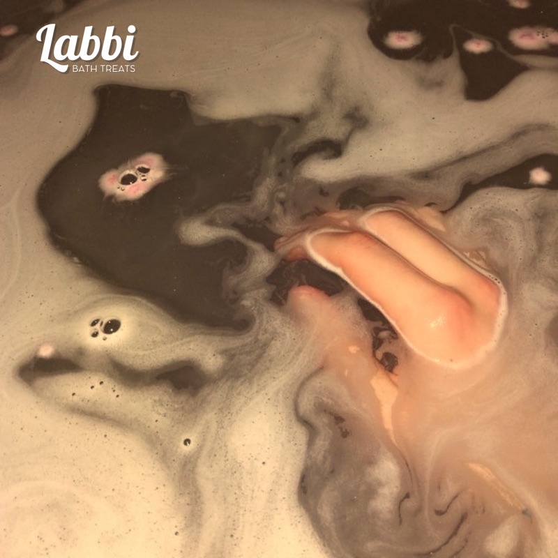 ORANGE JUICE  [Labbi]  Bath bomb / Viên sủi bồn/ Bom tắm / Viên thả bồn tắm / Bathbomb