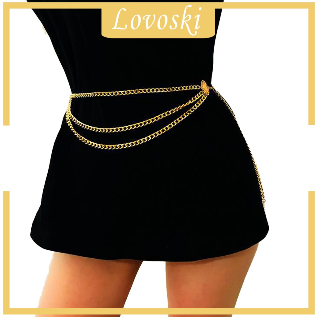 Dây thắt lưng phối tua hình mặt trời kiểu dáng thời trang cho nữ