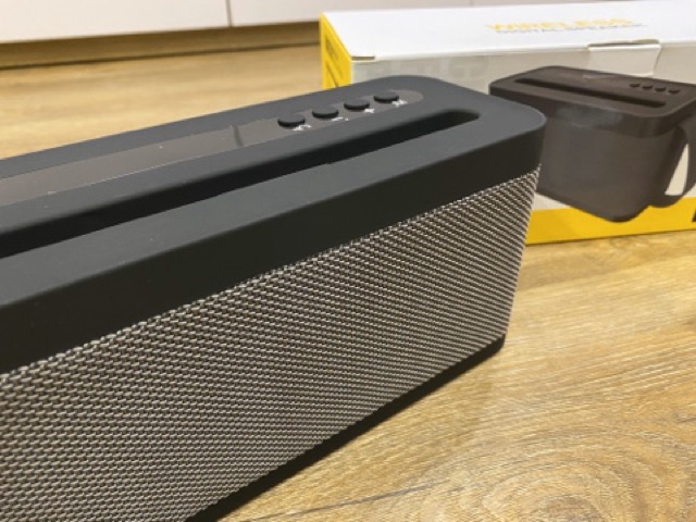 Loa Bluetooth kích thước 24*9*11cm thu FM - đọc thẻ nhớ SD - TF - USB - Kết nối có dây cổng 3.5mm AUX máy tính.