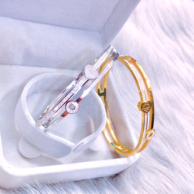 Vòng titan cẩn xoàn cao cấp