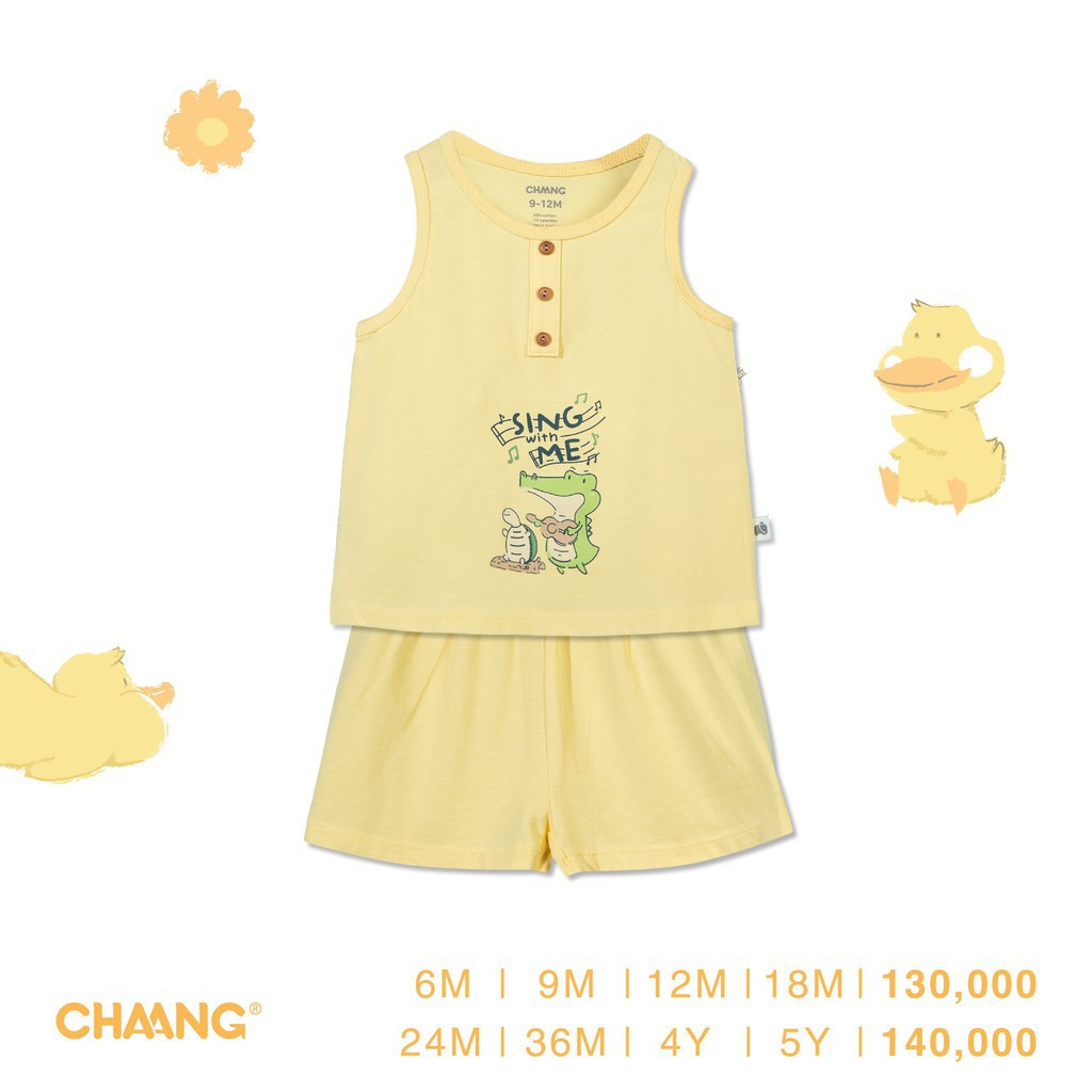 [RẺ VÔ ĐỊCH] Bộ áo sát nách quần đùi cotton cao cấp trẻ em Lake Chaang