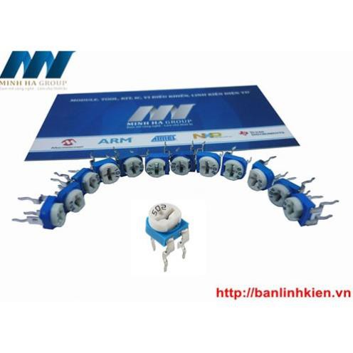 Biến Trở Tam Giác 502-5K RM065 ( Chân Đứng) (5c)