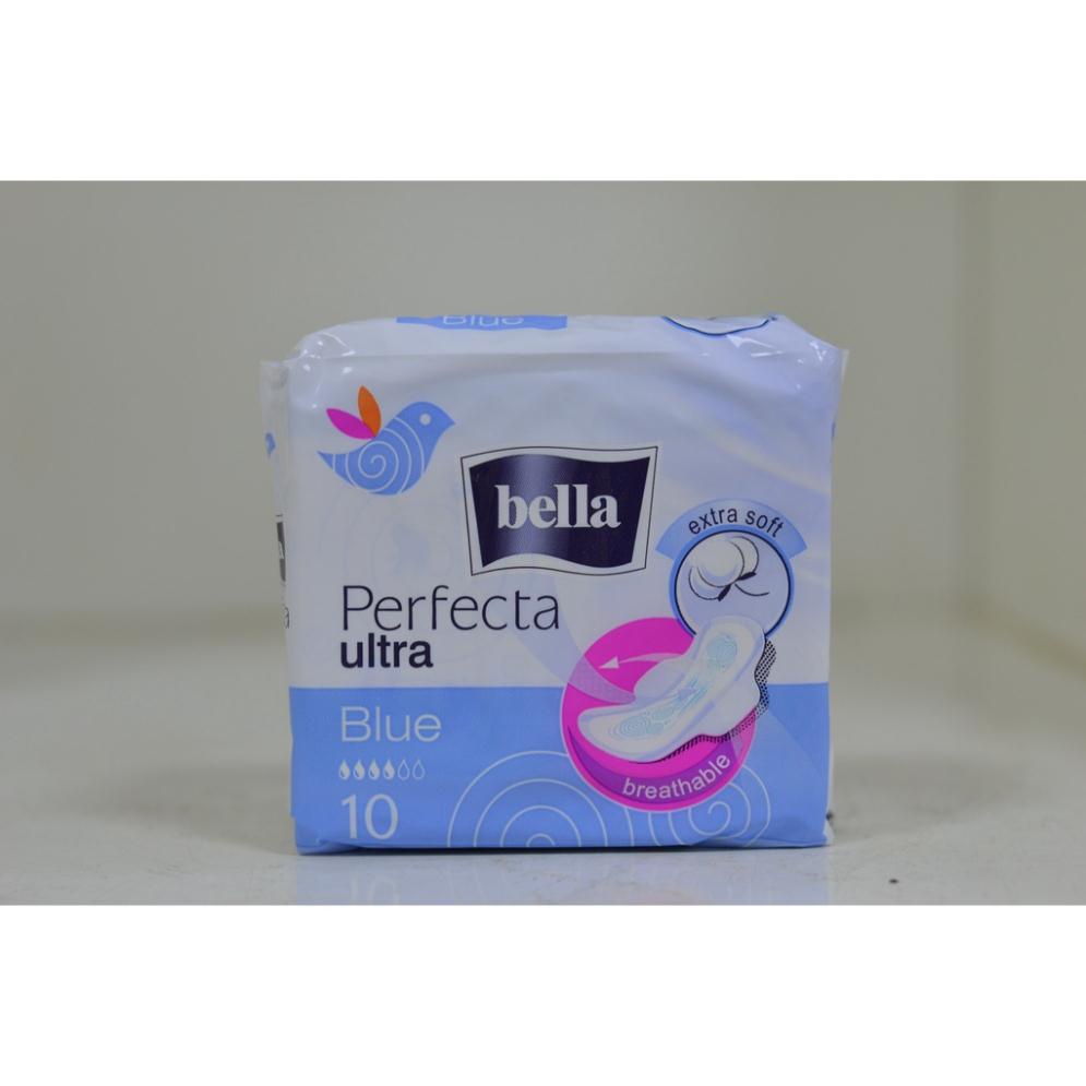 Băng vệ sinh ban ngày BELLA nhập khẩu Pháp 8-10 miếng có cánh, siêu mỏng, thấm hút nhanh, mềm mại