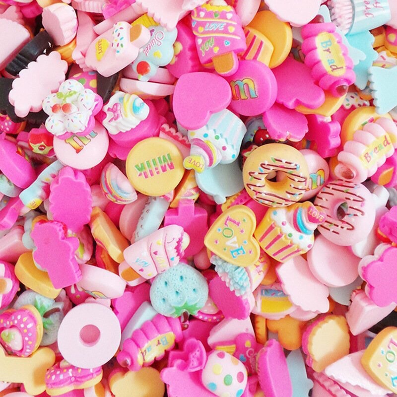 Set 20 charm gắn điện thoại, charm slime, charm gắn tủ lạnh