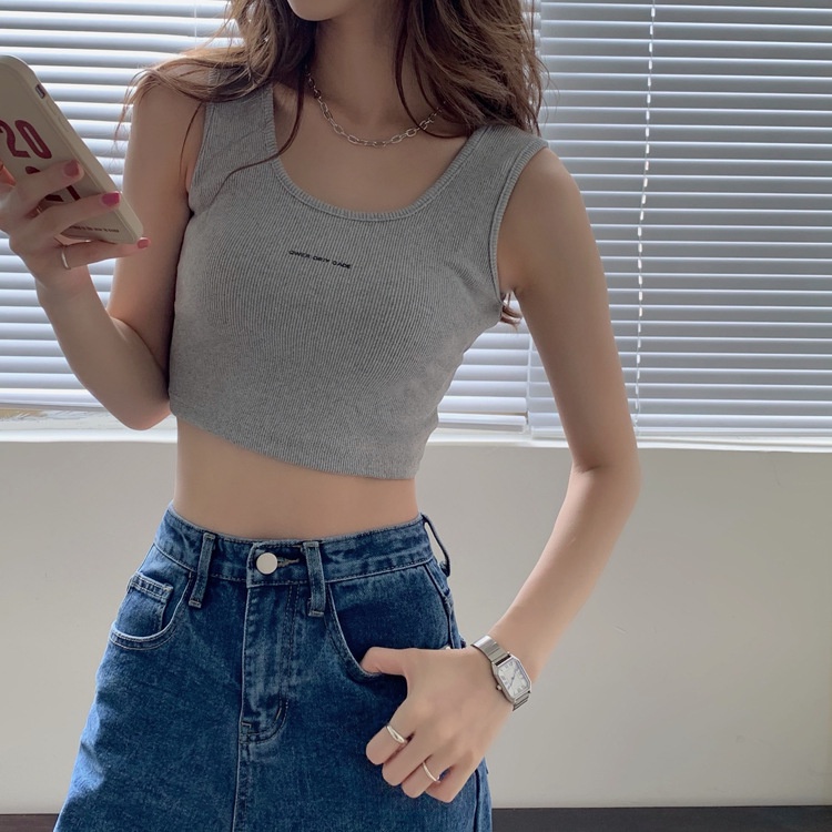 WANG JIAO ZHAN Áo vest nữ thời trang dễ thương