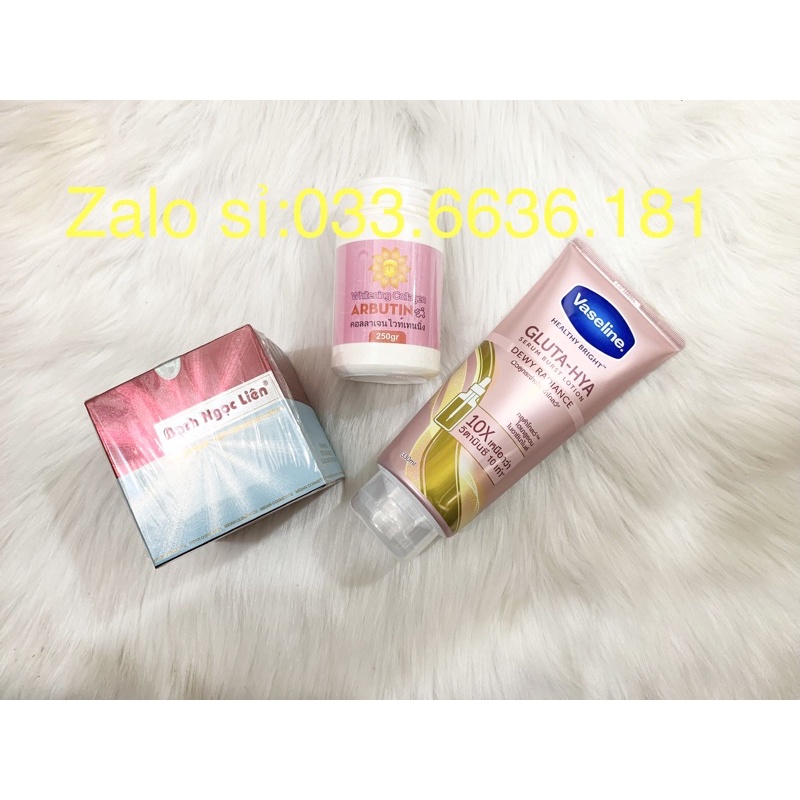 combo kem siêu trắng da body hàng chuẩn loại 1