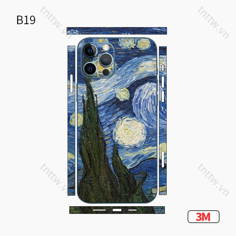 Miếng dán bảo vệ mặt lưng thích hợp cho Iphone 12 12pro 12promax 12 Pro Max