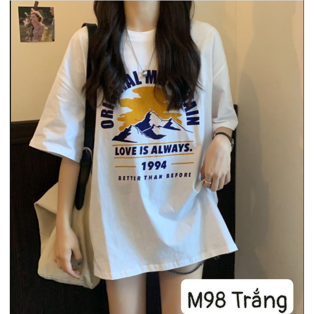 Áo Thun Form Rộng Giấu Quần 🔺FREESHIP🔺 Áo phông nữ form rộng giấu quần, mặc như đầm được Mã: M98 | BigBuy360 - bigbuy360.vn